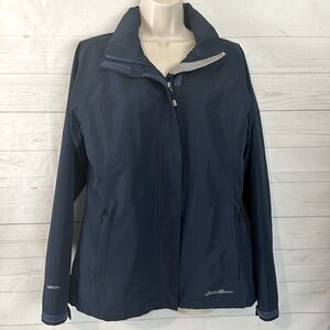 Eddie Bauer Size Medium Weatheredge Dark Blue Lightweight Jacket